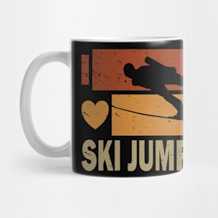 I Love Ski Jumping Mug